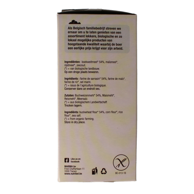 Crackers boekweit bio 150 Gram