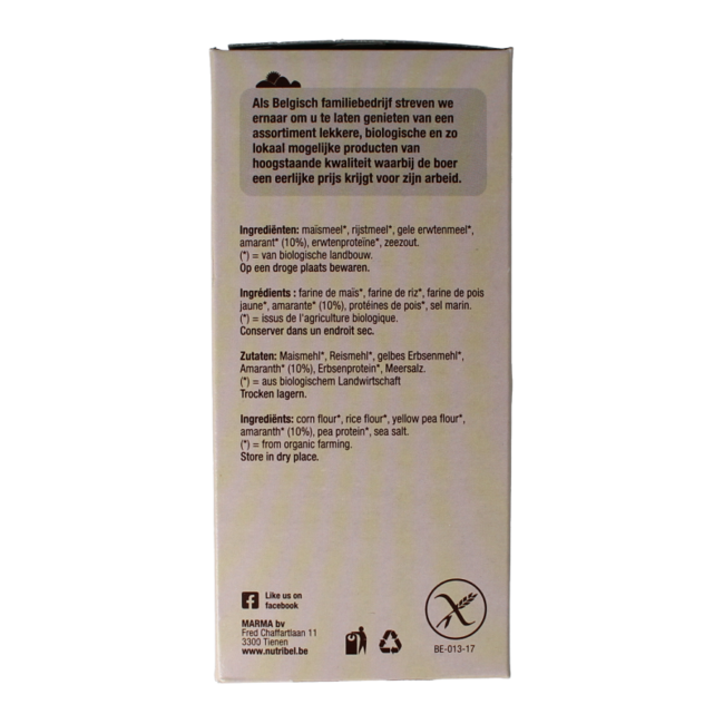 Crackers à l'amarante bio 150 Grammes