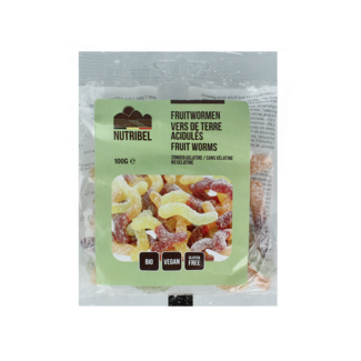 Nutribel Organic Fruit Worms 100g