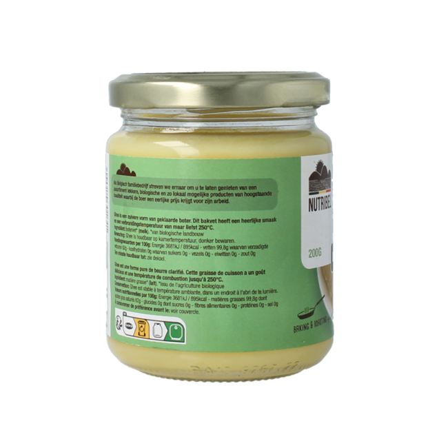 Beurre Ghee bio 200 grammes