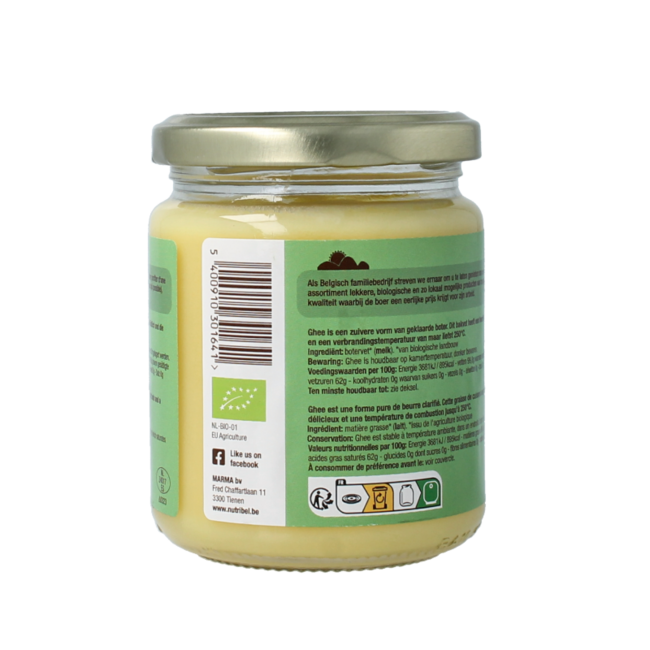 Beurre Ghee bio 200 grammes
