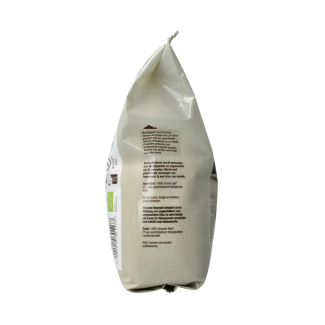 Bruine rijstmeel glutenvrij bio 500 Gram