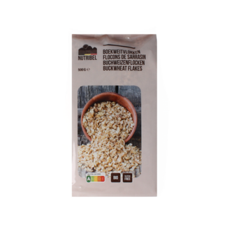 Nutribel Buckwheat flakes gluten-free organic 500 Gram
