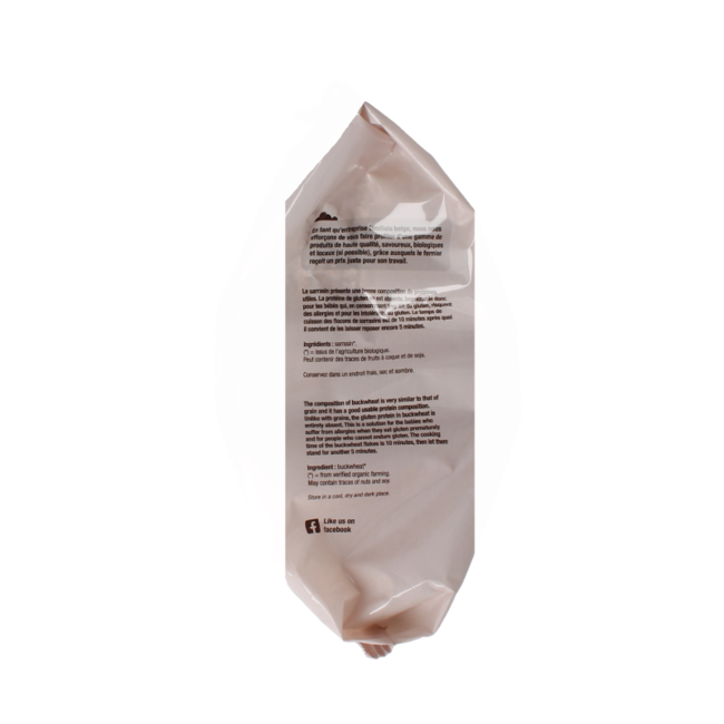 Flocons de sarrasin sans gluten bio 500 g