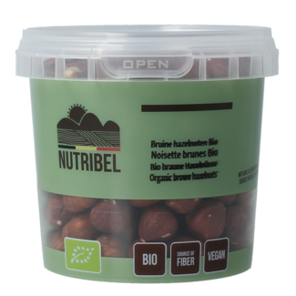 Nutribel Organic brown hazelnuts 200 Gram