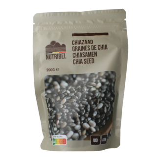 Nutribel Semillas de chía crudas bio 200 gramos