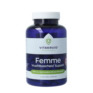 Vitakruid Femme vruchtbaarheid support 120 cápsulas vegetarianas