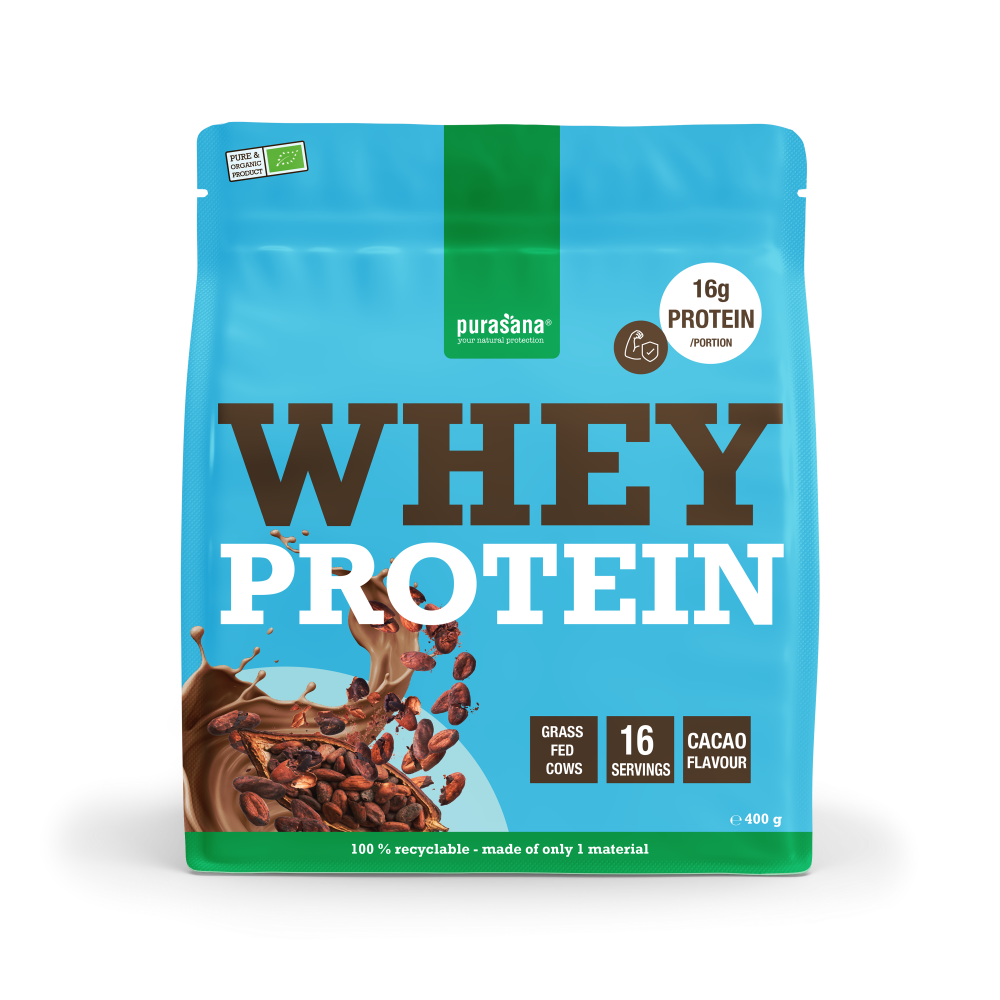 Purasana Proteine Siero Latte Cacao Bio 400g | MyFitRank