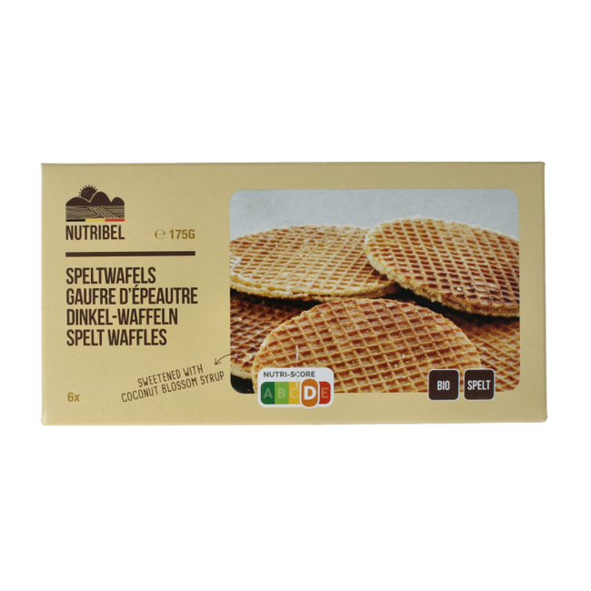 Gaufrette d'épeautre bio 175 grammes