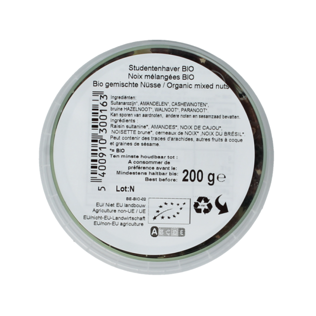 Studentenhaver bio 200 Gram