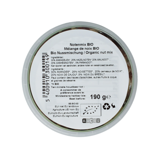 Organic nut mix 190 Gram