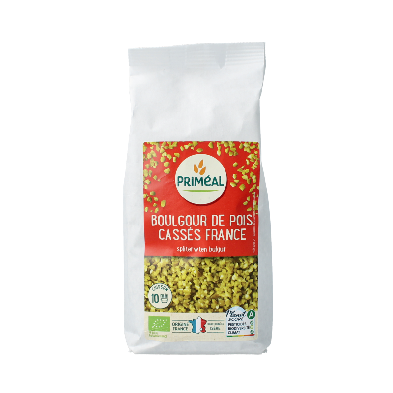Primeal Bulgur di piselli spezzati bio 500 grammi