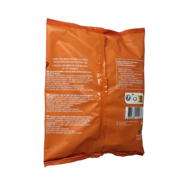 Bio-Chips geräucherte Paprika 75 Gramm