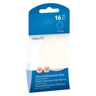Heka Patchs pour boutons de fièvre 12 mm 16 pièces