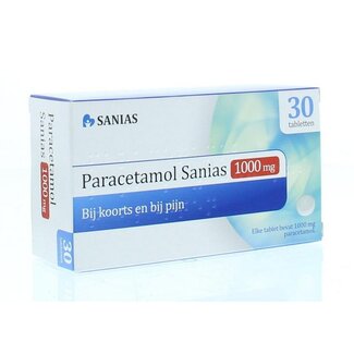 Sanias Paracetamol 1000 mg 30,00 Tabletten