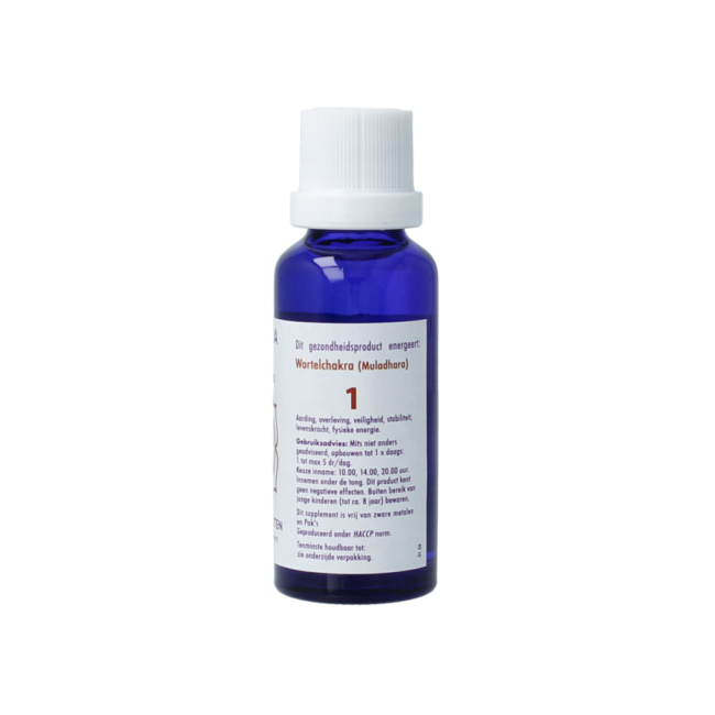 Chakra 1 wortelchakra (rood) 30.00 Milliliter