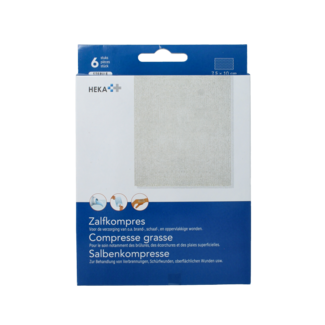 Heka Ointment dressing 7.5 x 10cm sterile 6.00 Pieces
