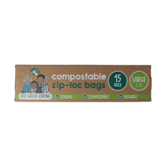 Eco Green Living Sacs de conservation refermables 2,5 litres 15,00 pièces