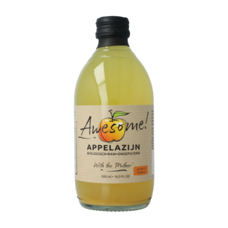 Awesome Appelazijn gember curcuma bio 500.00 Milliliter