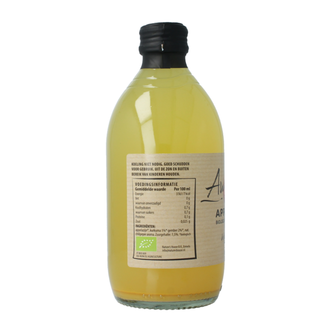 Appelazijn gember curcuma bio 500.00 Milliliter