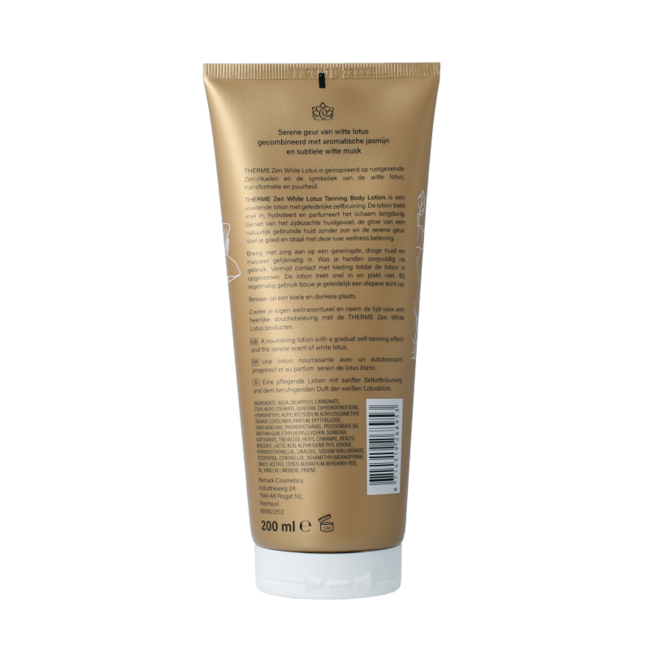 Zen white lotus tanning bodylotion 200.00 Milliliter