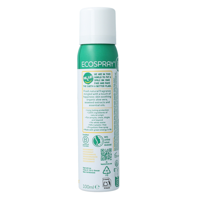 Déodorant spray corporel jasmin bois de Hô 100,00 millilitres