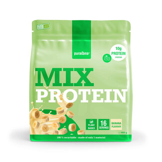 Purasana Pflanzenprotein-Mix Banane Bio 400,00 Gramm