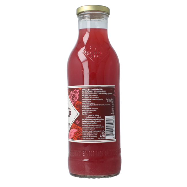 Jus de pomme et de canneberge 750 millilitres