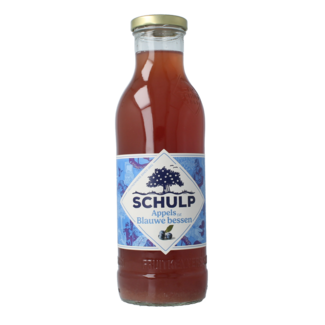 Schulp Appel & blauwe bessensap 750 Milliliter