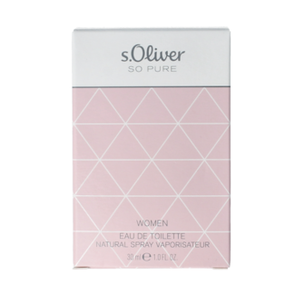 S Oliver Woman so pure eau de toilette 30,00 mililitros