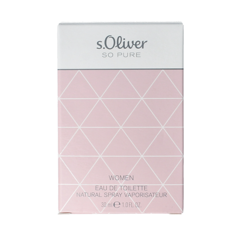 S Oliver Woman so pure eau de toilette 30 Milliliter