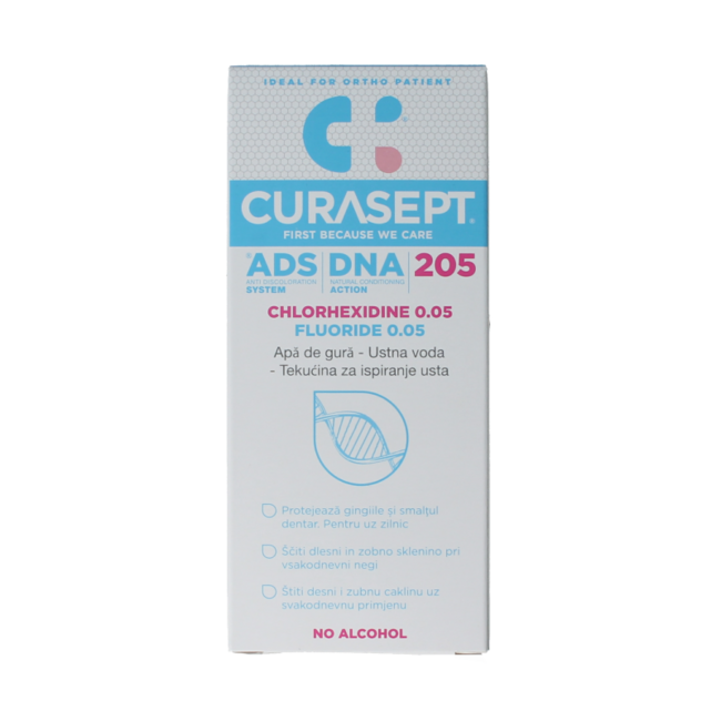 ADS DNA 205 CHX 0,05% mondspoelmiddel 200.00 Milliliter