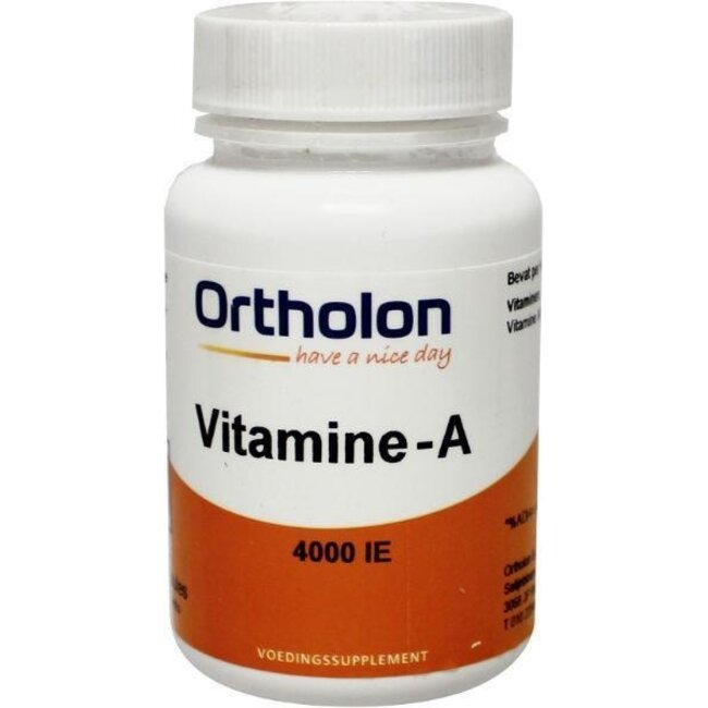 Ortholon Vitamine A 4000IE 60 Capsules