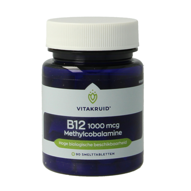 B12 1000 mcg Metilcobalamina Activa 90 Comprimidos Bucodispersables