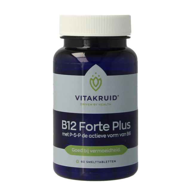 B12 Forte Plus 3.000 avec P-5-P 60 Comprimés à fondre