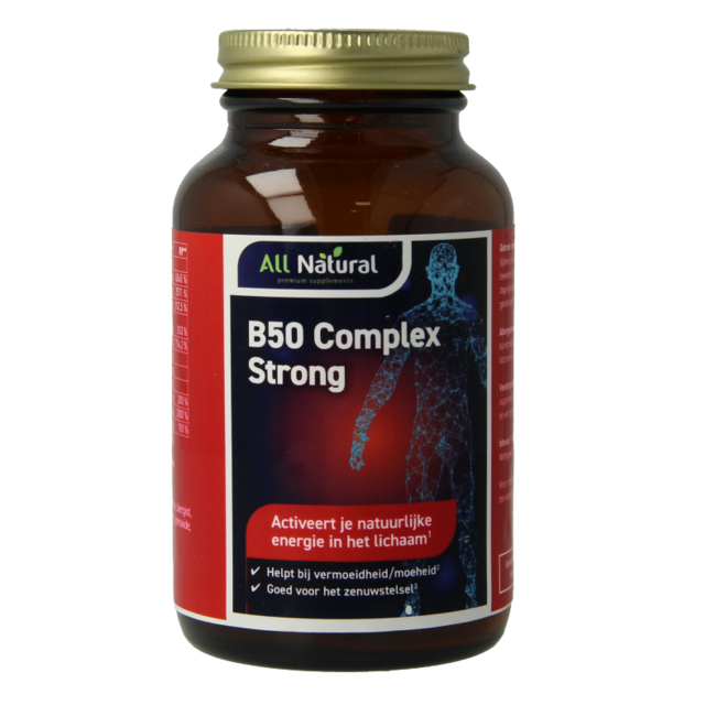 All Natural Vitamin B50 Complex 60 Capsules