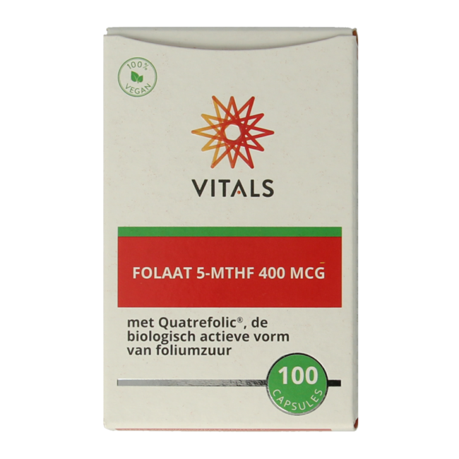 Folate 5-MTHF 400 mcg 100 Capsules