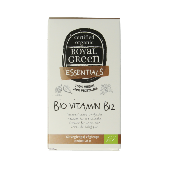 Vitamine B12 - 25mcg bio 60 Vegetarische capsules
