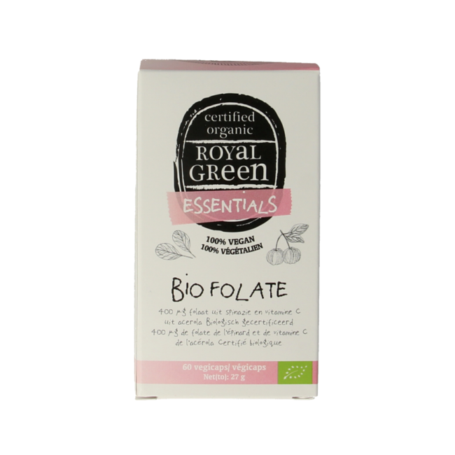 Royal Green Folate bio 60 Cápsulas vegetales