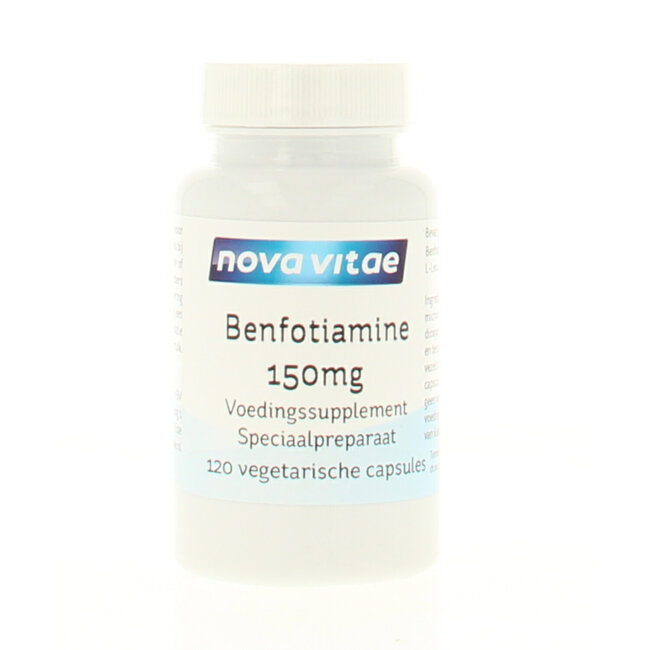 Nova Vitae Benfotiamin (Vitamin B1) 150 mg 120 Vegetarische Kapseln
