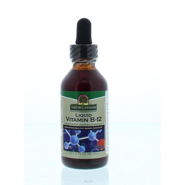 Natures Answer Vloeibaar vitamine B12 - Liquid vitamin B12 60 Milliliter