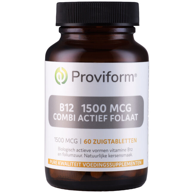 Proviform Vitamina B12 1500 mcg combi folato activo 60 comprimidos para chupar