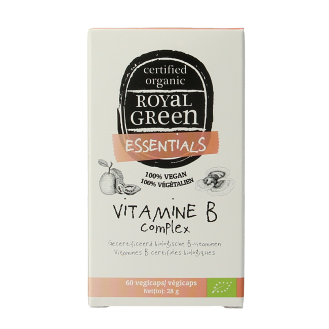 Royal Green Vitamina B Complejo Bio 60 cápsulas vegetales