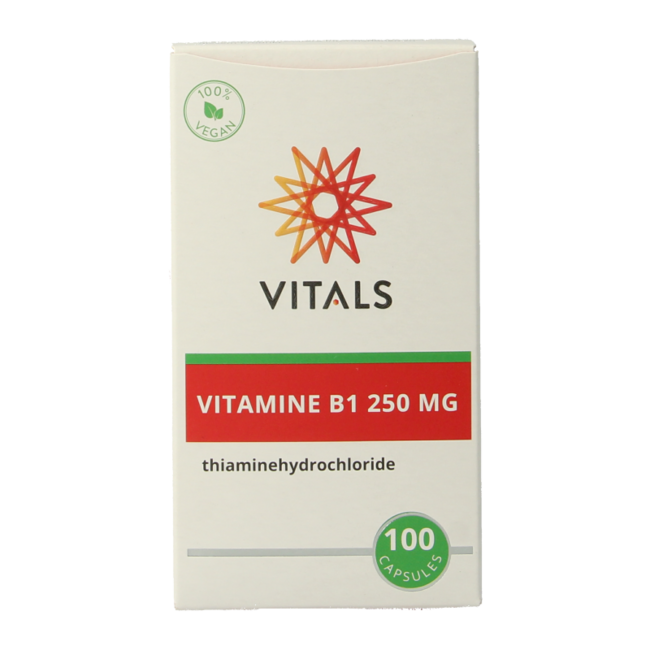 Witamina B1 Tiamina 250mg 100 Kapsułek