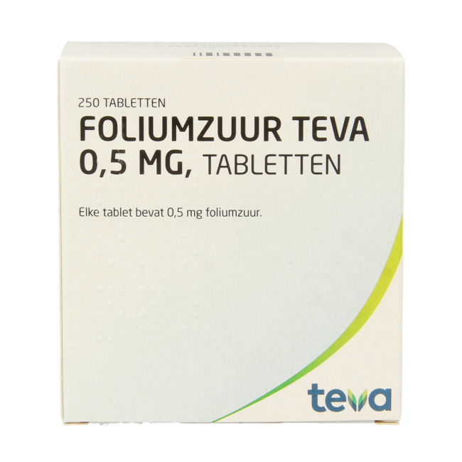 Ácido Fólico 0,5 mg 250 Comprimidos