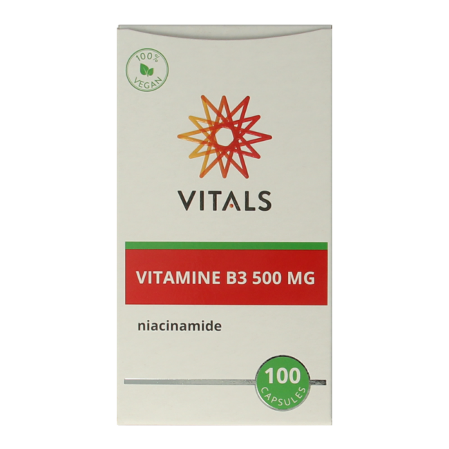 Vitamina B3 Niacinamide 500mg 100 Capsule