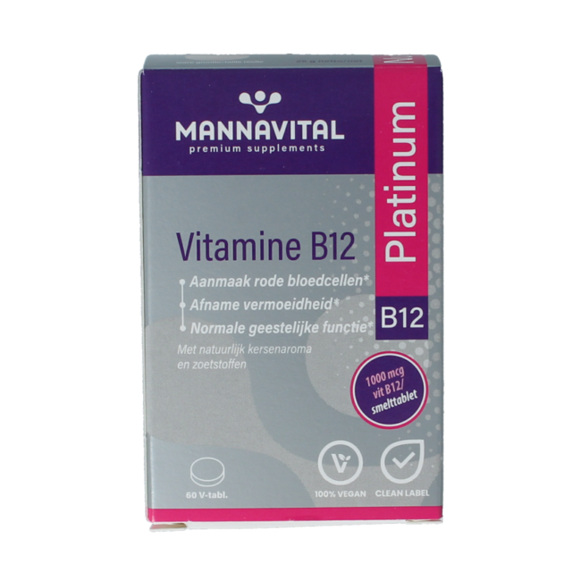 Mannavital Vitamin B12 Platinum 60 Tabletten