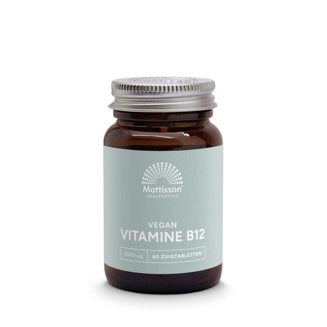 Vitamine B12 méthylcobalamine 5000 mcg 60 comprimés à sucer
