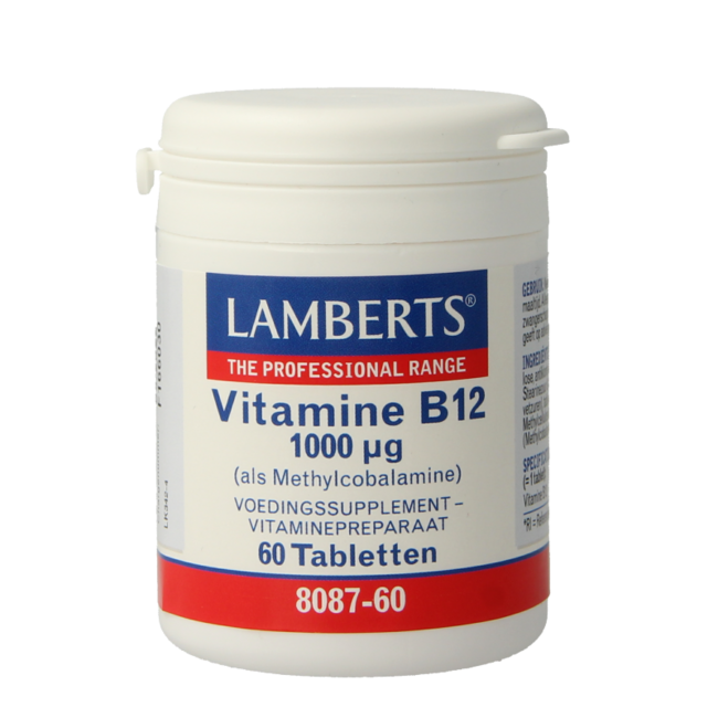 Lamberts Vitamine B12 méthylcobalamine 1000 mcg 60 comprimés