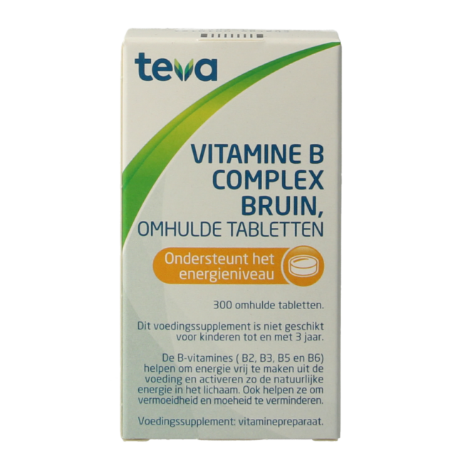 Teva Vitamine B complex bruin los 300 Tabletten